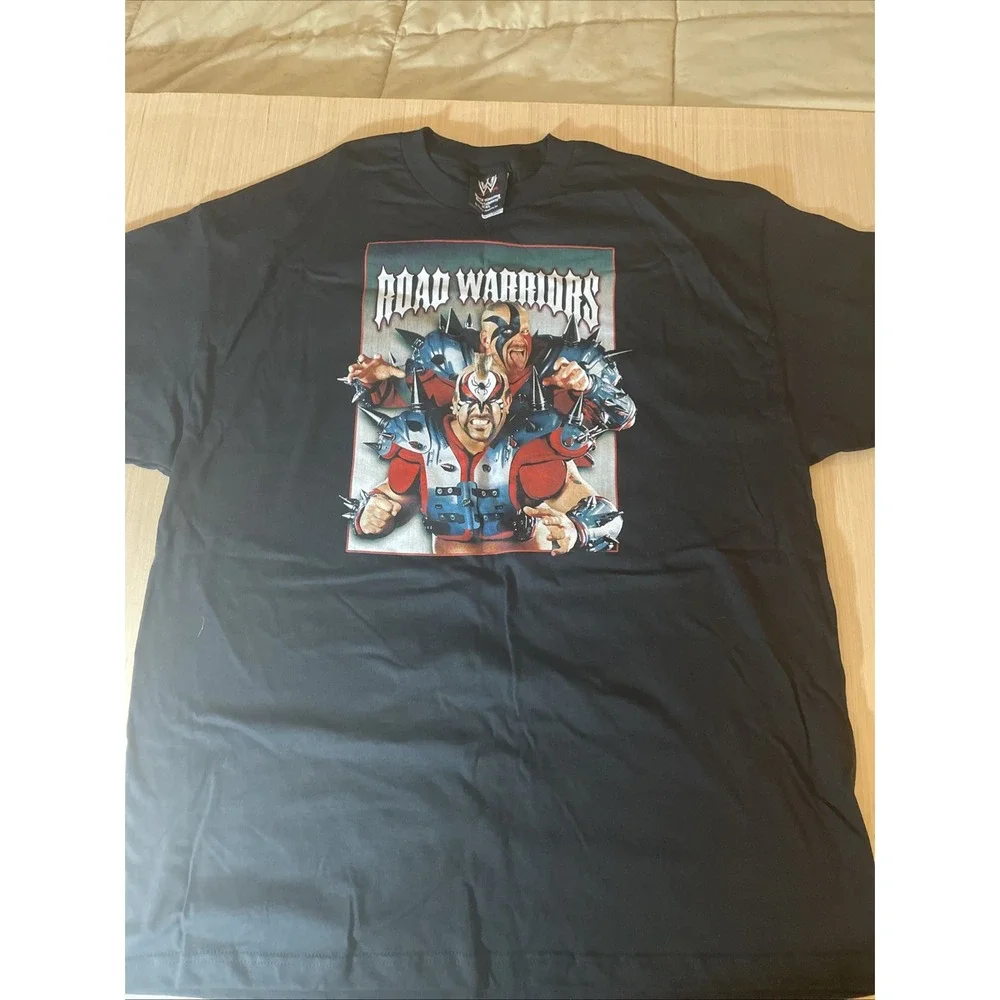 WWE Road Warriors Black T-Shirt 2XL‎